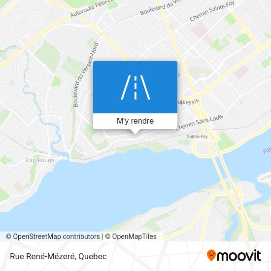 Rue René-Mézeré plan