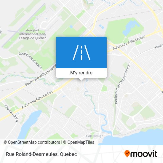 Rue Roland-Desmeules plan