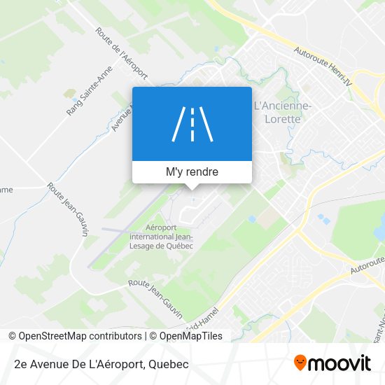 2e Avenue De L'Aéroport plan