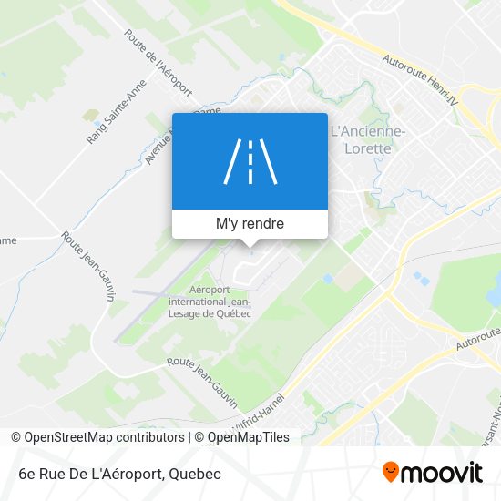 6e Rue De L'Aéroport plan