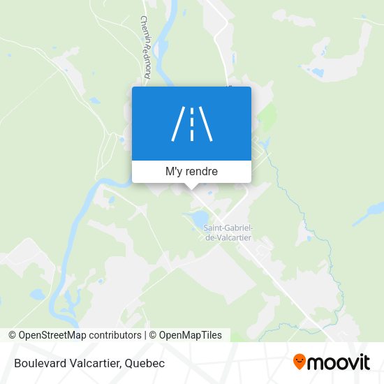Boulevard Valcartier plan