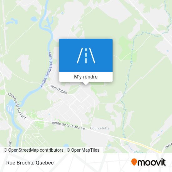 Rue Brochu plan