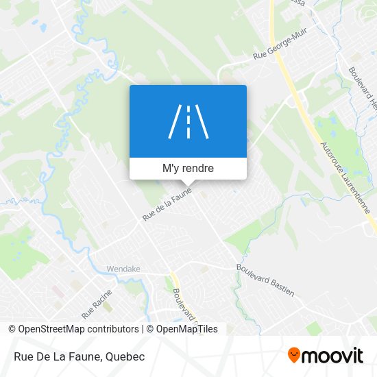 Rue De La Faune plan