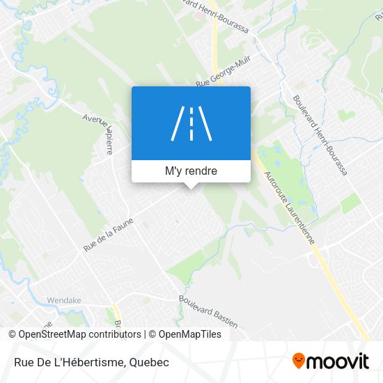 Rue De L'Hébertisme plan