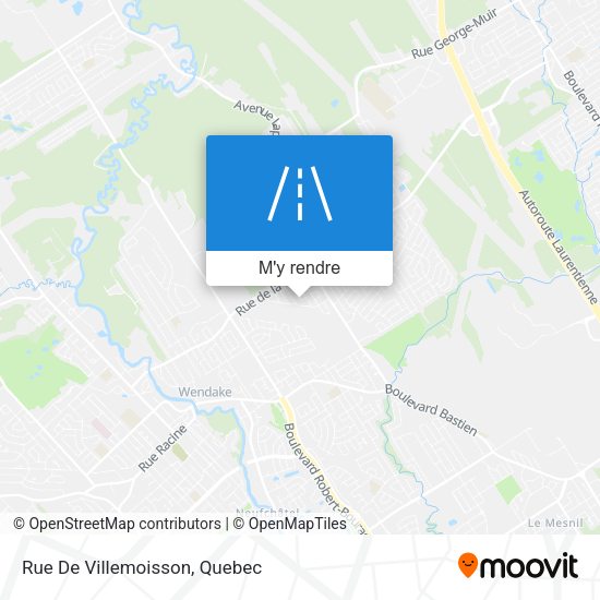 Rue De Villemoisson plan