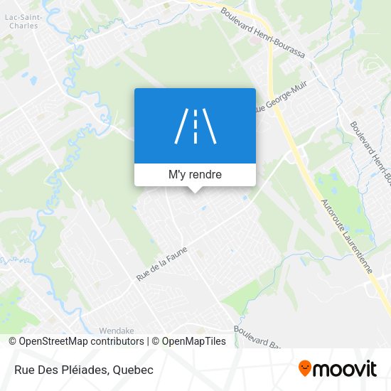Rue Des Pléiades plan