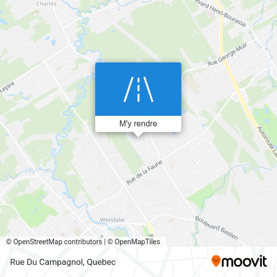 Rue Du Campagnol plan