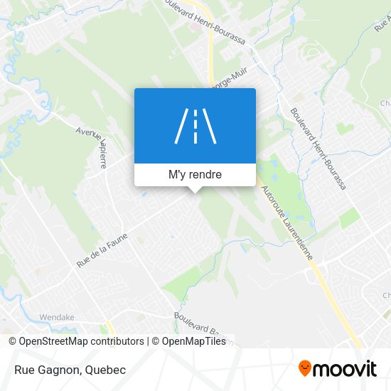 Rue Gagnon plan