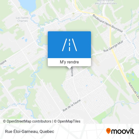 Rue Éloi-Garneau plan