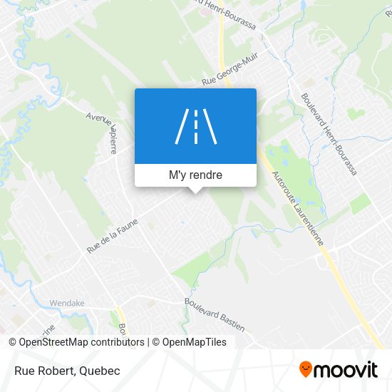 Rue Robert plan