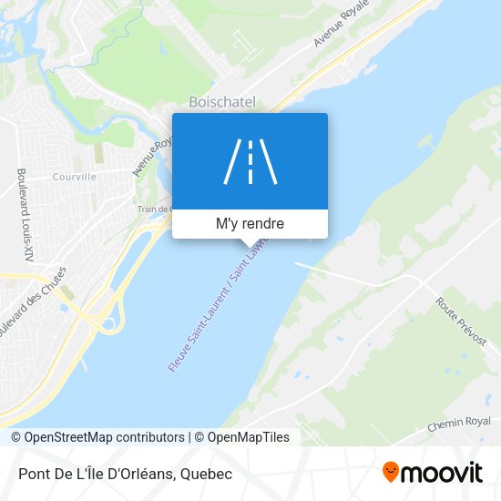 Pont De L'Île D'Orléans plan