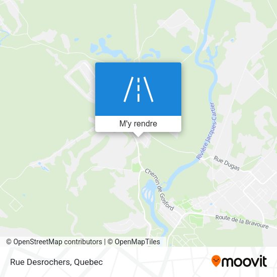 Rue Desrochers plan