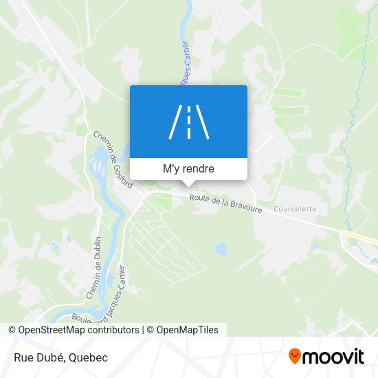 Rue Dubé plan