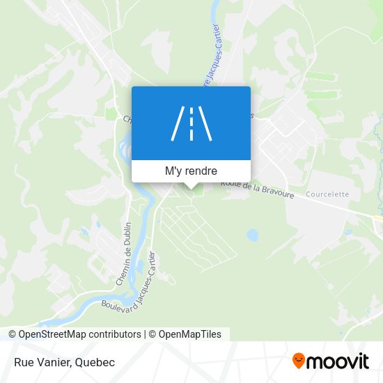 Rue Vanier plan