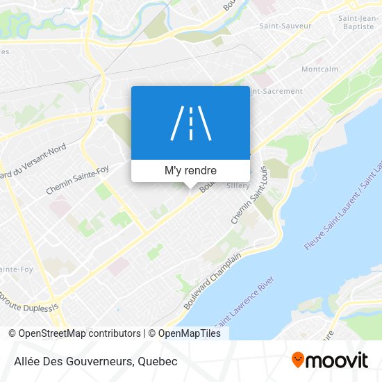 Allée Des Gouverneurs plan