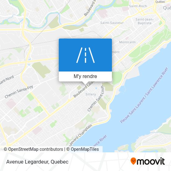 Avenue Legardeur plan