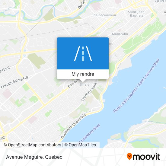 Avenue Maguire plan