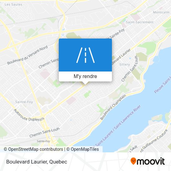 Boulevard Laurier plan