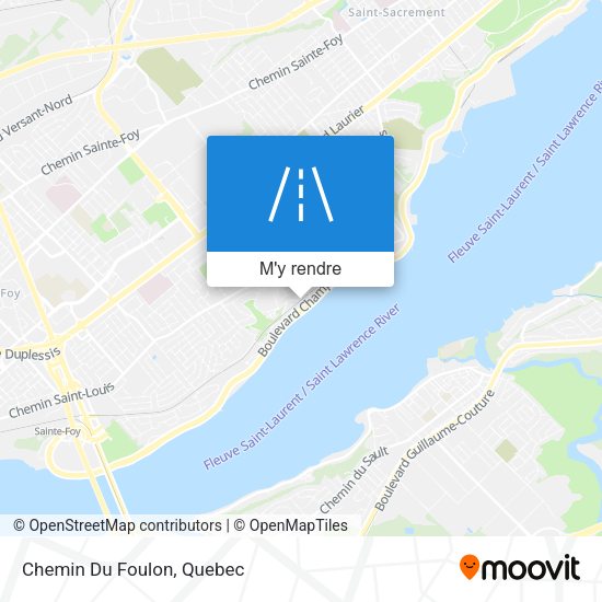Chemin Du Foulon plan