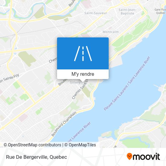 Rue De Bergerville plan