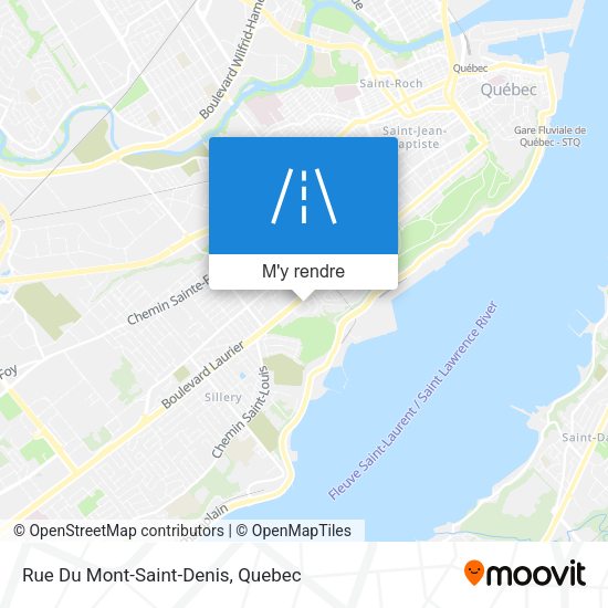 Rue Du Mont-Saint-Denis plan