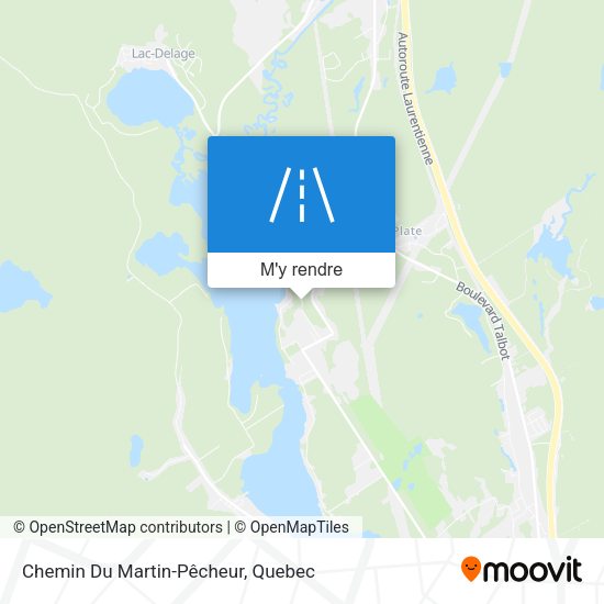 Chemin Du Martin-Pêcheur plan