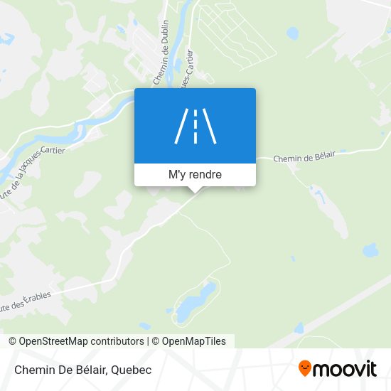 Chemin De Bélair plan