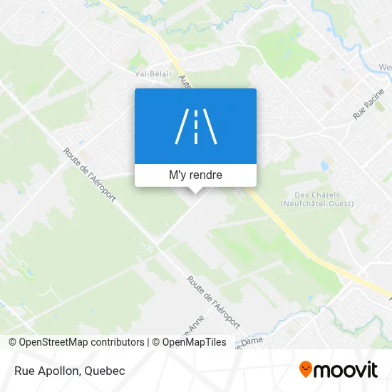 Rue Apollon plan