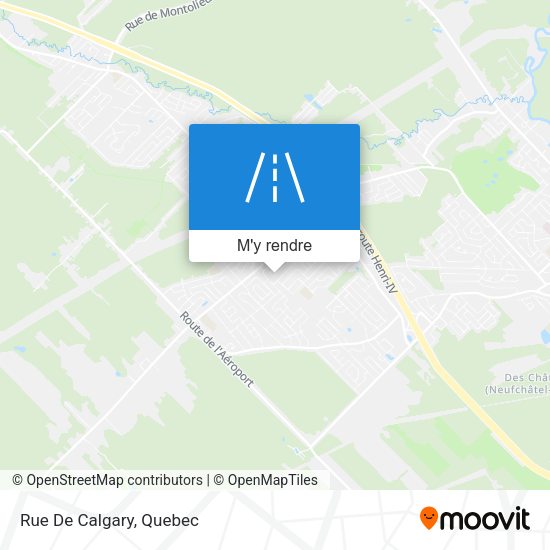 Rue De Calgary plan