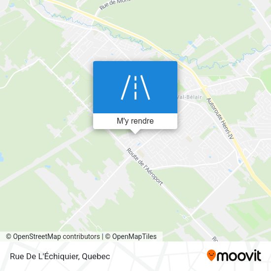 Rue De L'Échiquier plan