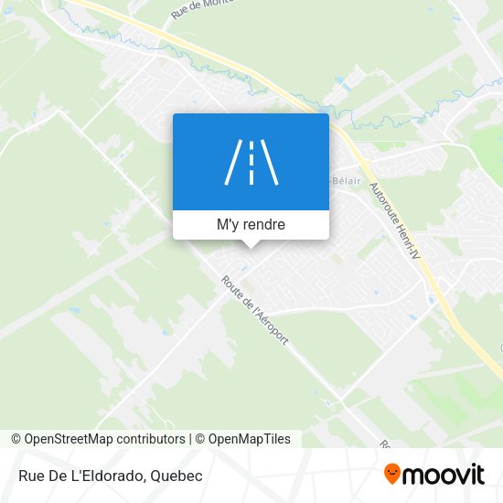 Rue De L'Eldorado plan