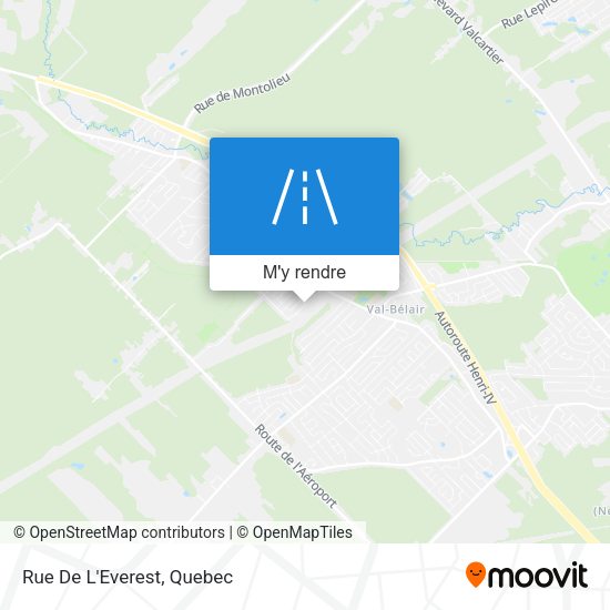 Rue De L'Everest plan