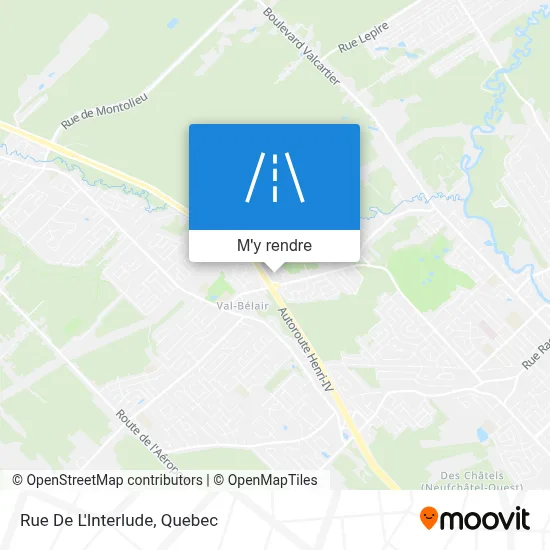 Rue De L'Interlude plan