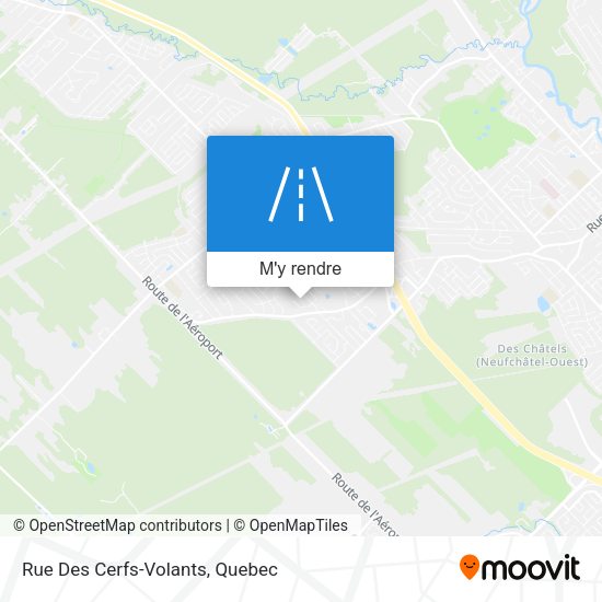 Rue Des Cerfs-Volants plan