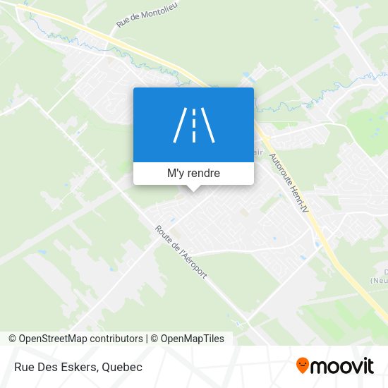 Rue Des Eskers plan
