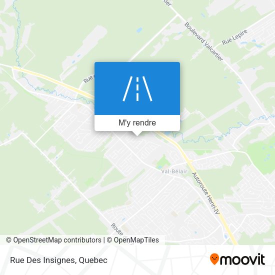 Rue Des Insignes plan