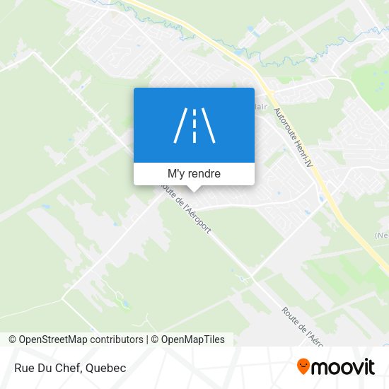 Rue Du Chef plan
