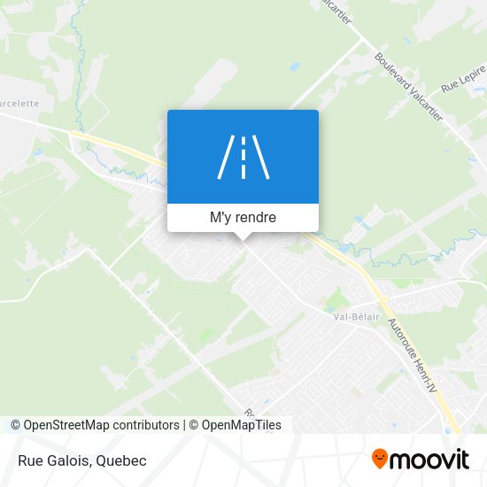 Rue Galois plan