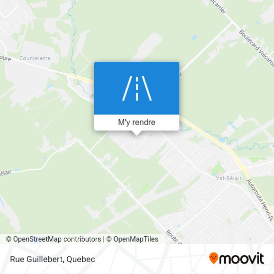 Rue Guillebert plan