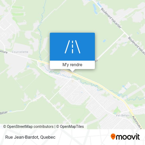 Rue Jean-Bardot plan