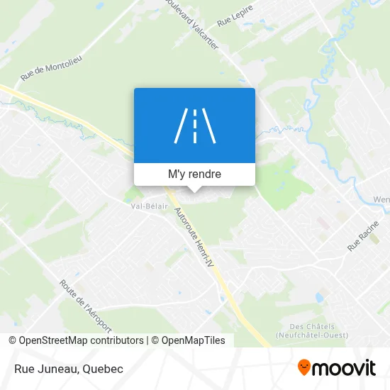 Rue Juneau plan