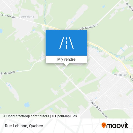 Rue Leblanc plan