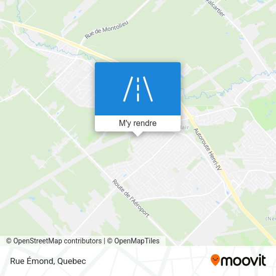 Rue Émond plan