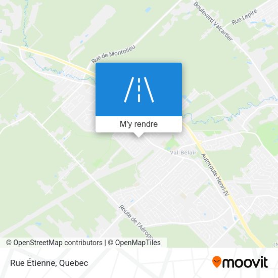 Rue Étienne plan
