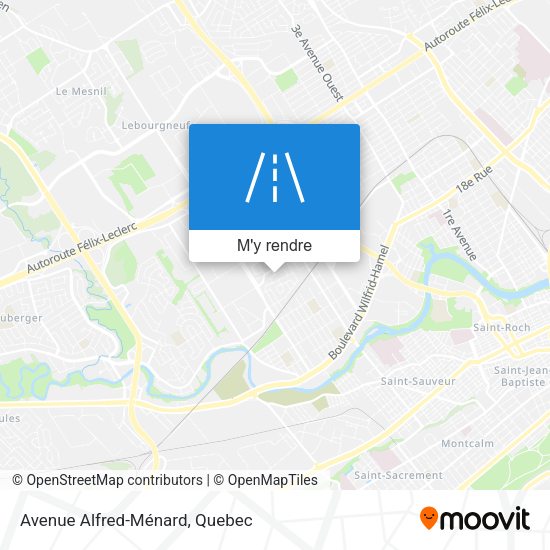 Avenue Alfred-Ménard plan