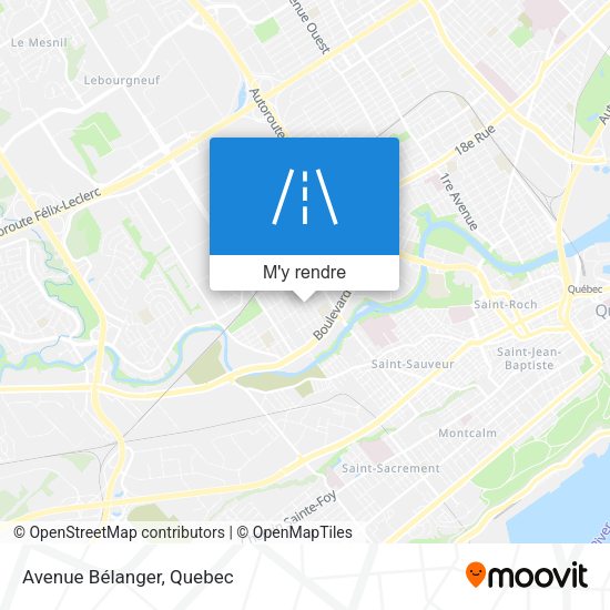 Avenue Bélanger plan