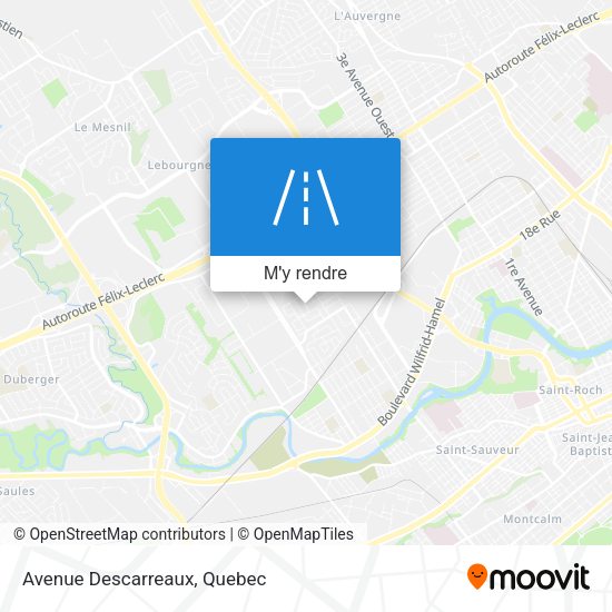 Avenue Descarreaux plan