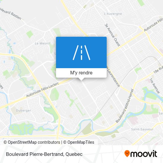 Boulevard Pierre-Bertrand plan