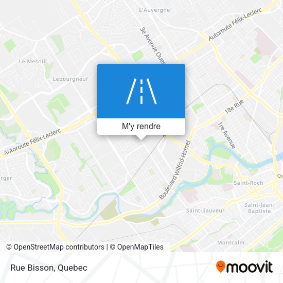 Rue Bisson plan