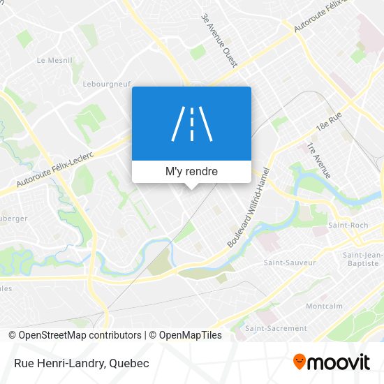 Rue Henri-Landry plan